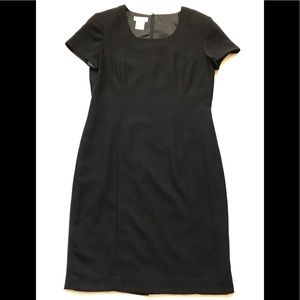 Worthington solid black fully lined dress